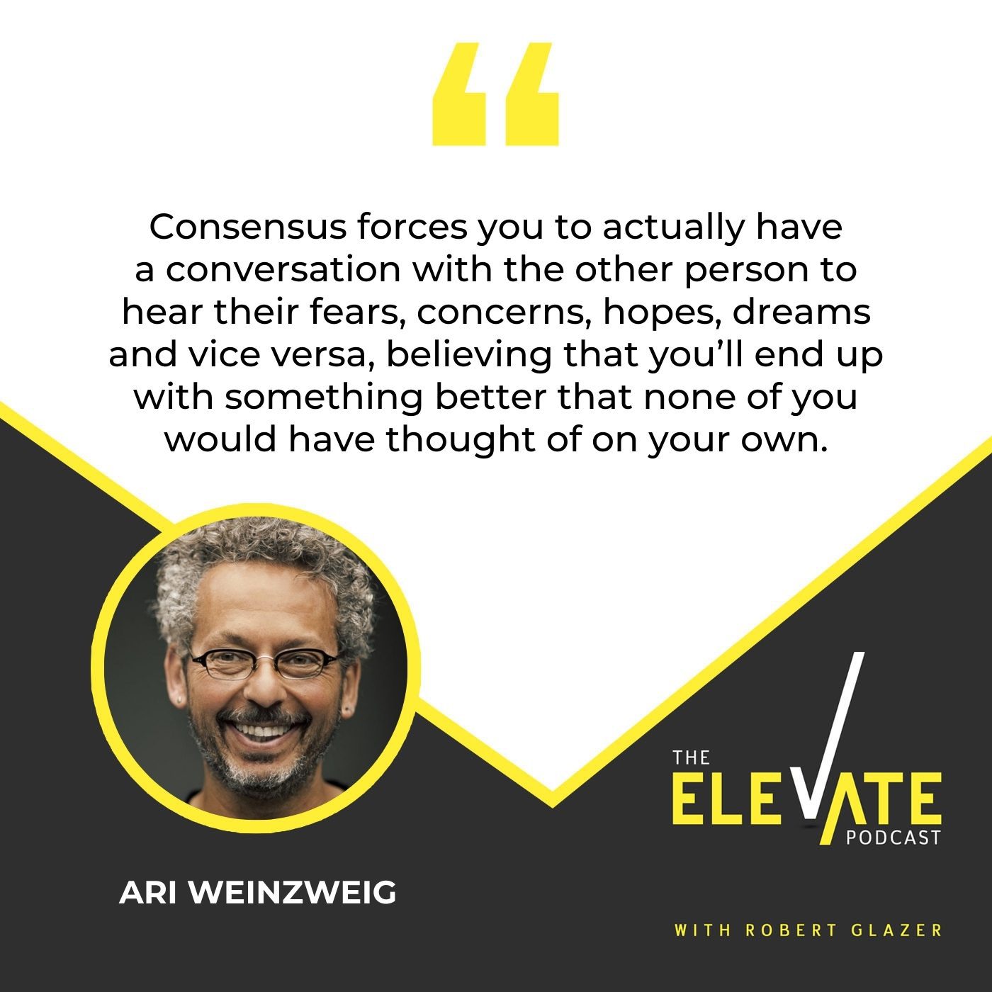 The Elevate Podcast with Robert Glazer | Ari Weinzweig | Zingerman’s