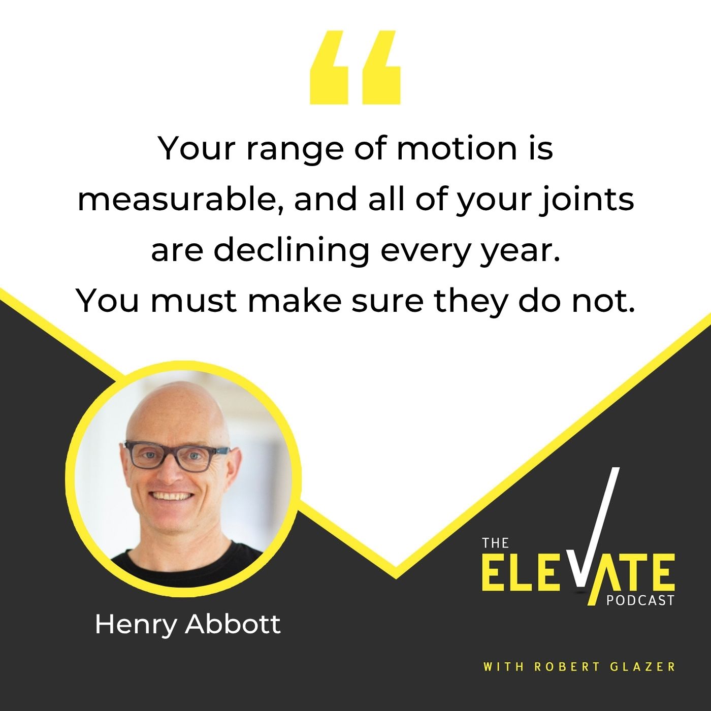 The Elevate Podcast with Robert Glazer | Henry Abbott | Injury Cycle